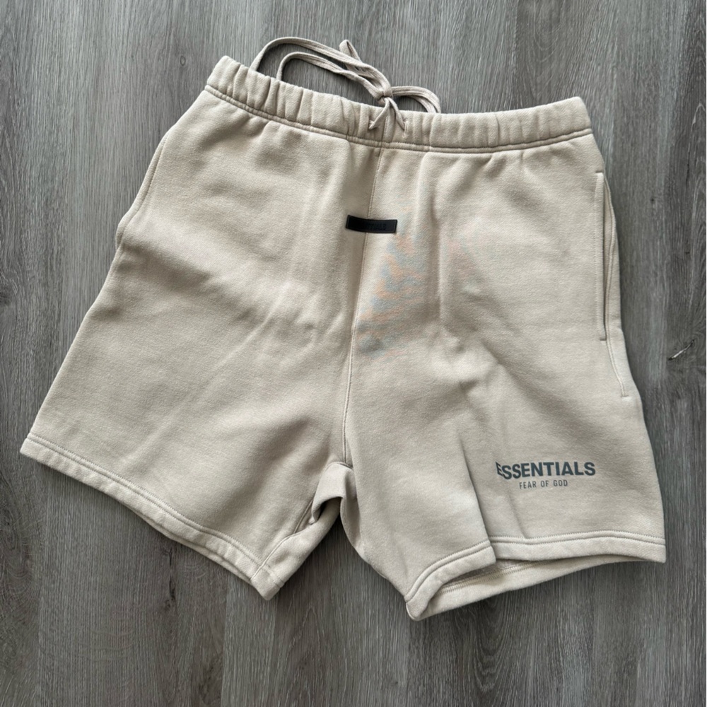 Fear of God Essentials Men's Cream Shorts